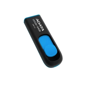 Memoria USB Adata DashDrive UV128- 64GB- USB 3.0- Lectura 90MB/s- Escritura 40MB/s- Negro/Azul