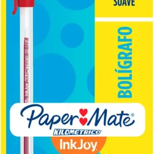 BOLÍGRAFO ROJO PAPER MATE KILOMÉTRICO PUNTA MEDIA 1.0MM
