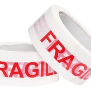 Cinta de empaque blanca fragil TUK 48MMX150M