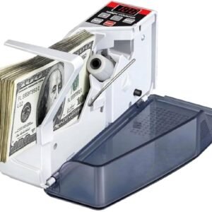 Máquina de contador de billetes, portátil, práctica, para contar dinero en efectivo