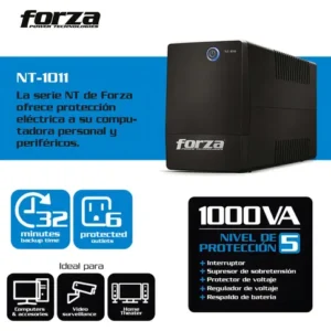 No Break Forza Power Technologies Nt-1011 500w 1000va 6 Cont
