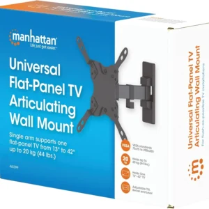 Manhattan AC-5834 Monitor, 20-Inch Screen, LCD, Pixels, 16: 9, 1 USB, 80 Hertz Soporte de pared para televisor.