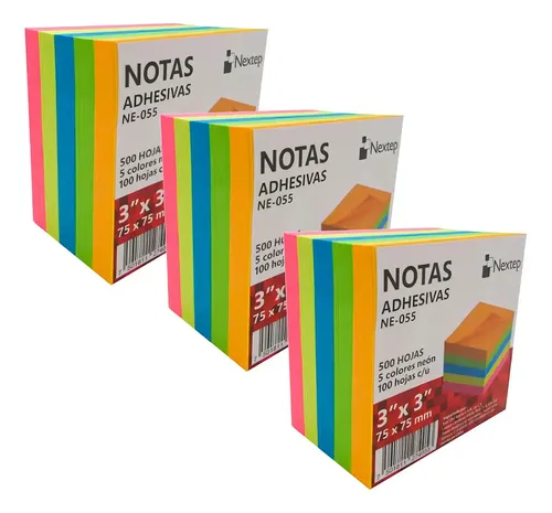 Notas adhesivas NEXTEP Color Neon