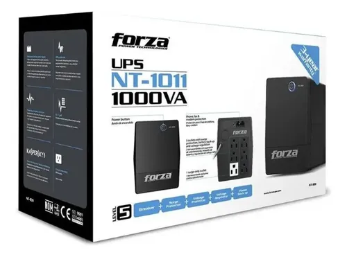 UPS Forza NT-1011 Interactivo Torre 1000VA 500W 120V 6 NEMA