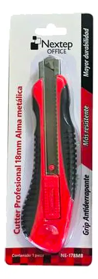 Cutter Ancho Nextep Profesional Alma Metal Ne-178mb, 1 Pieza - Imagen 2