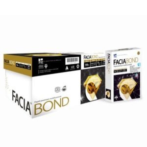 Papel Cortado Facia Bond Doble Carta 75 gr 99% Blancura Caja C/2500 Hojas (5 Paq C/500 c/u)