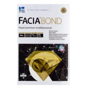 Papel Cortado Facia Bond Doble Carta 75 gr 99% Blancura Paquete C/500 c/u