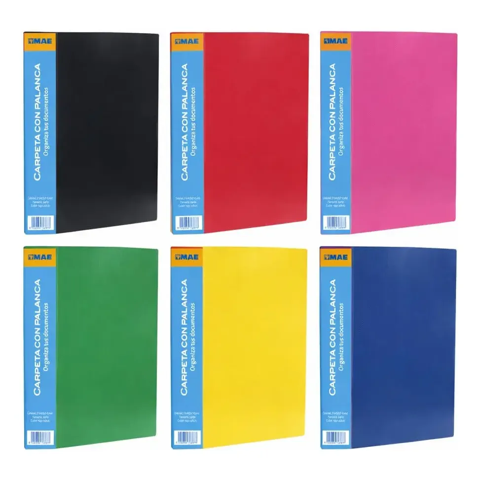 Folder con palanca mae varios colores