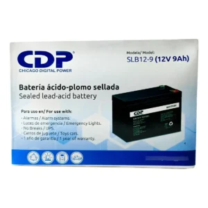 Batería de remplazo Cdp Slb12/9 (12v 9ah) Ácido-plomo
