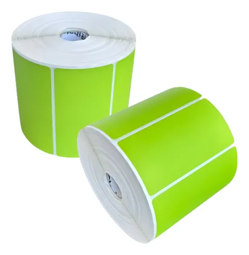 ETIQUETA TÉRMICA DIRECTA COLORES 4X2 (102X51 MM) 1500 PZ