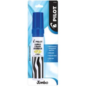 Marcador permanente Pilot extra grueso color azul