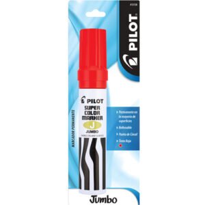 Marcador permanente Pilot extra grueso color rojo