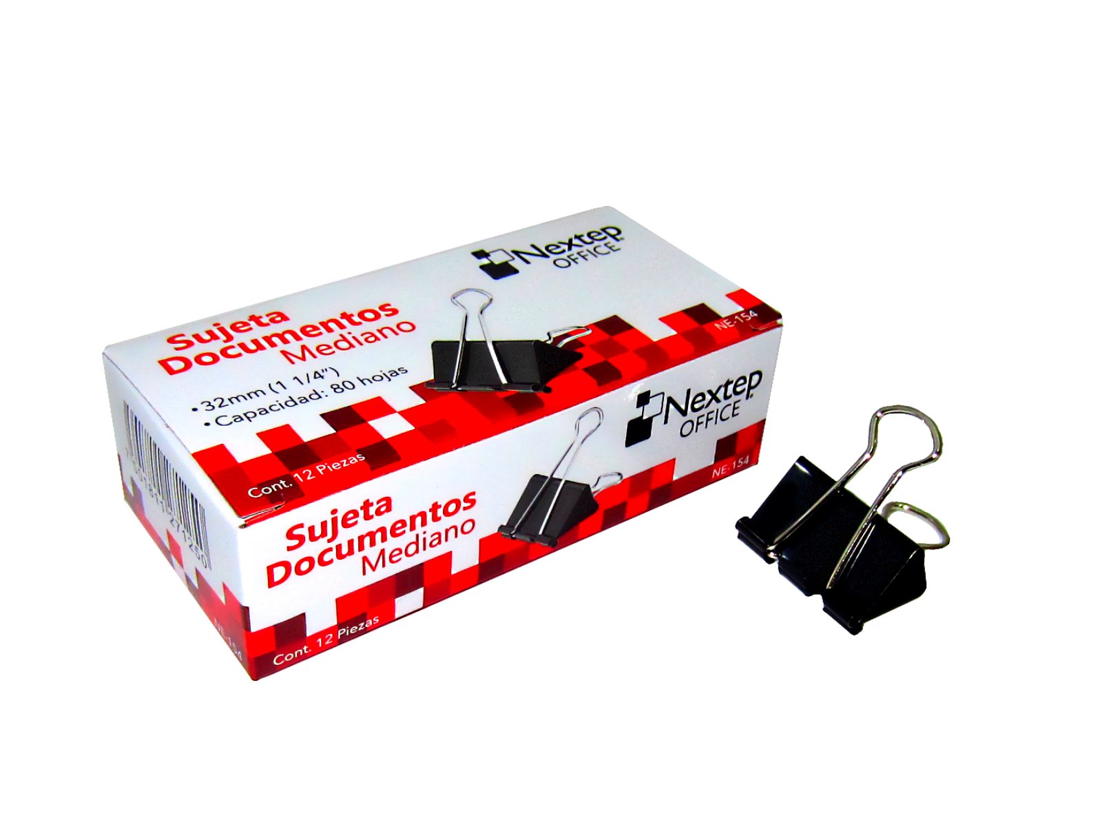 SUJETA DOCUMENTOS NEXTEP 32MM