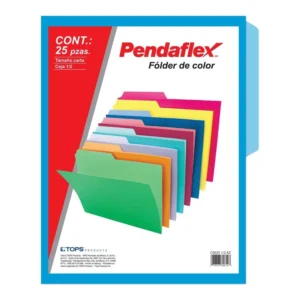 FOLDER DE PLASTICO PENDAFLEX DIFERENTES COLORES