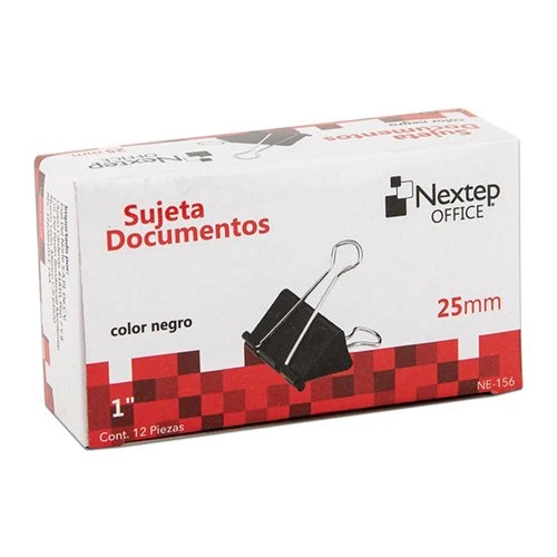 SUJETA DOCUMENTOS NEXTEP 25MM